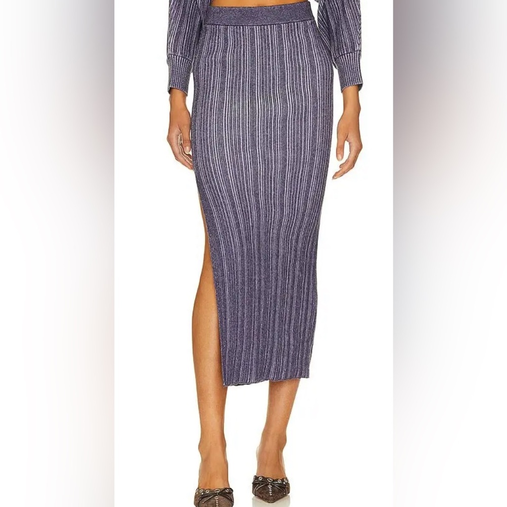 NWT Misa x Revolve Gloria Skirt in Nightshade & Crocus - Size M